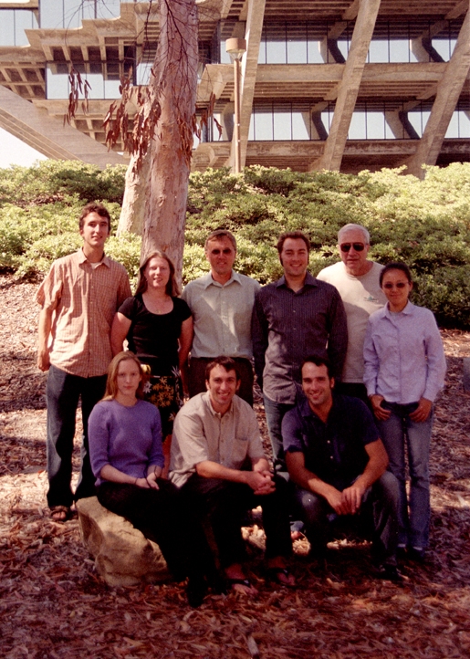 Del Mar Photonics team visit to Univeristy of California San Diego in 2005