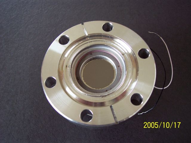 Ion Imaging Detector MCP-GPS25 welded in CF2.75" flange